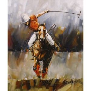 Momin Khan, 20 x 24 Inch, Acrylic on Canvas, Figurative Painting, AC-MK-082